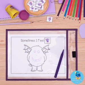 Emotions Playdough Mats - Activities for Emotional Awareness Through Play