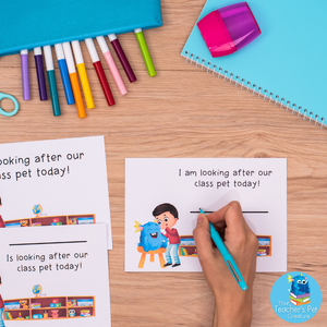 Pet Helper Poster - Blue