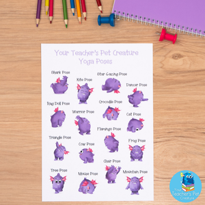 Yoga Poses Cards & Poster - Mindfulness in Early Childhood & Primary Classroom