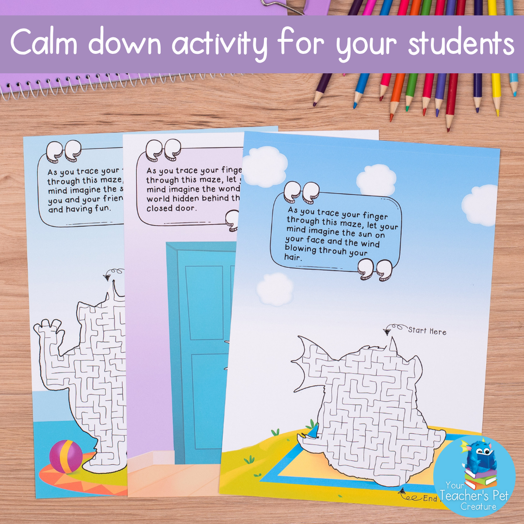 Mindful Mazes for Calming Classroom Spaces