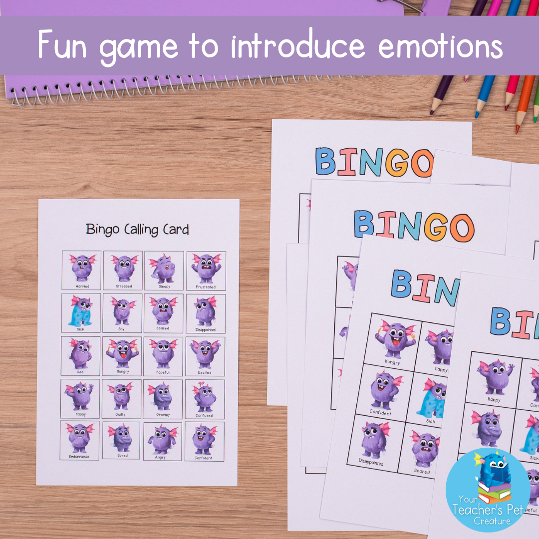 Emotions Bingo