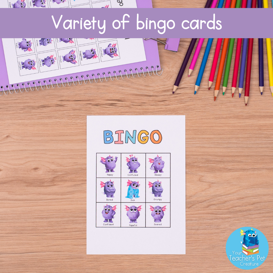 Emotions Bingo