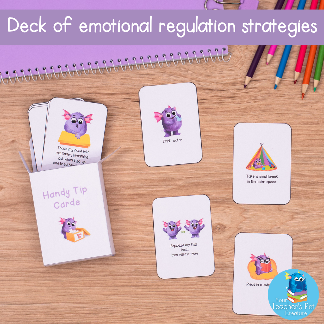 Calming Strategies for Emotional Regulation Flashcards - Calm Down Visuals