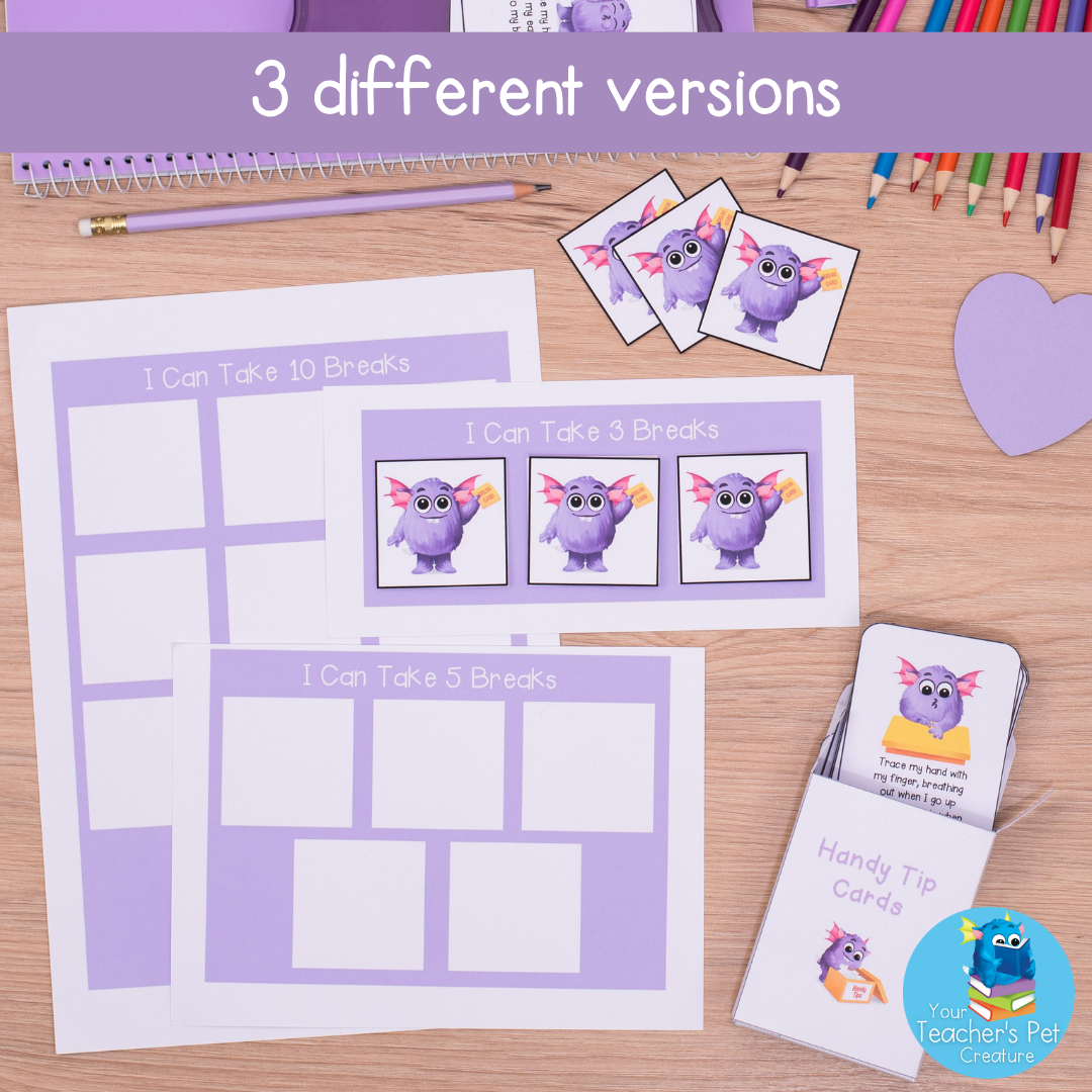 Break Cards & Break Tracker - Printable Activity & Movement Cards