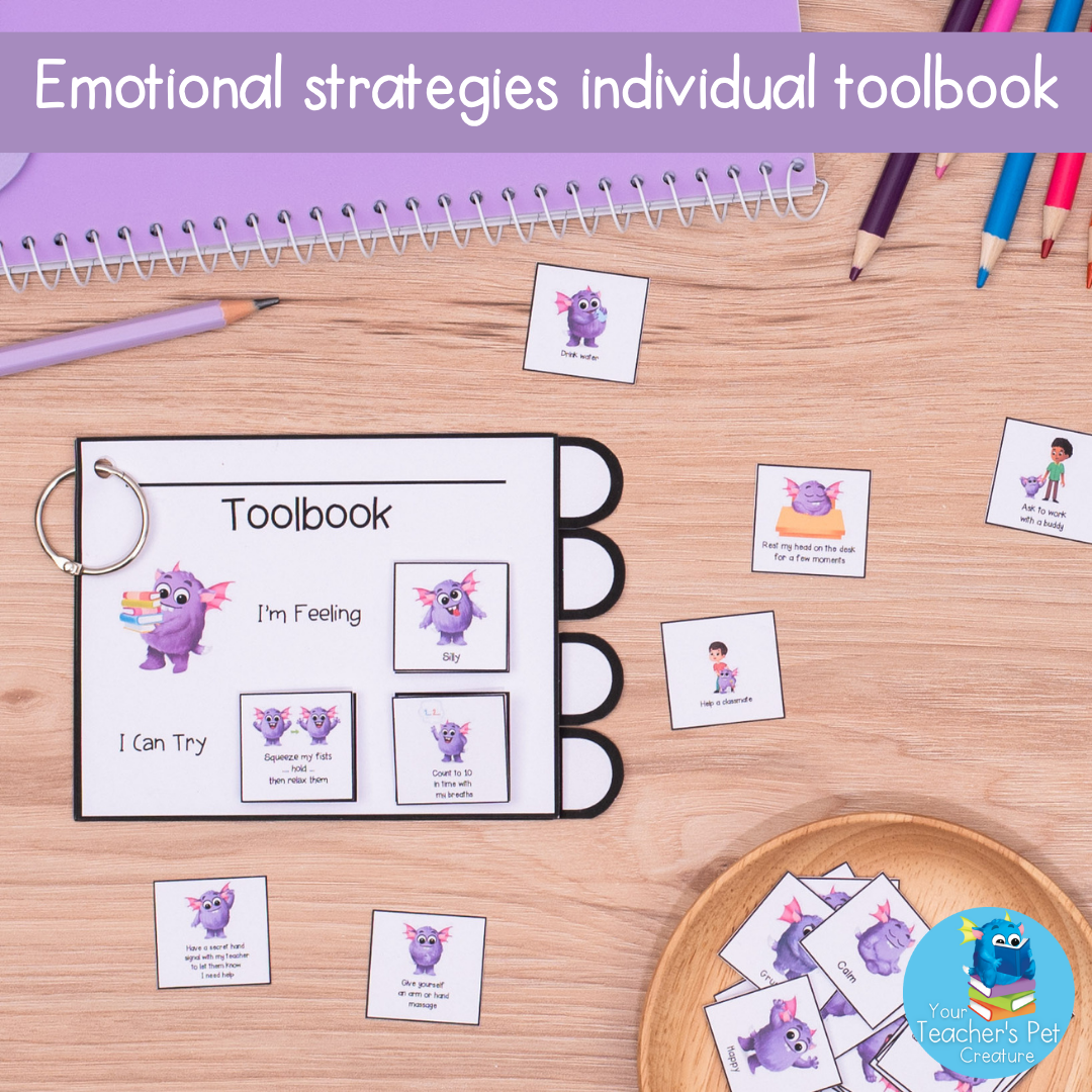 Calming Strategies Printable Book - Emotional Regulation Tools