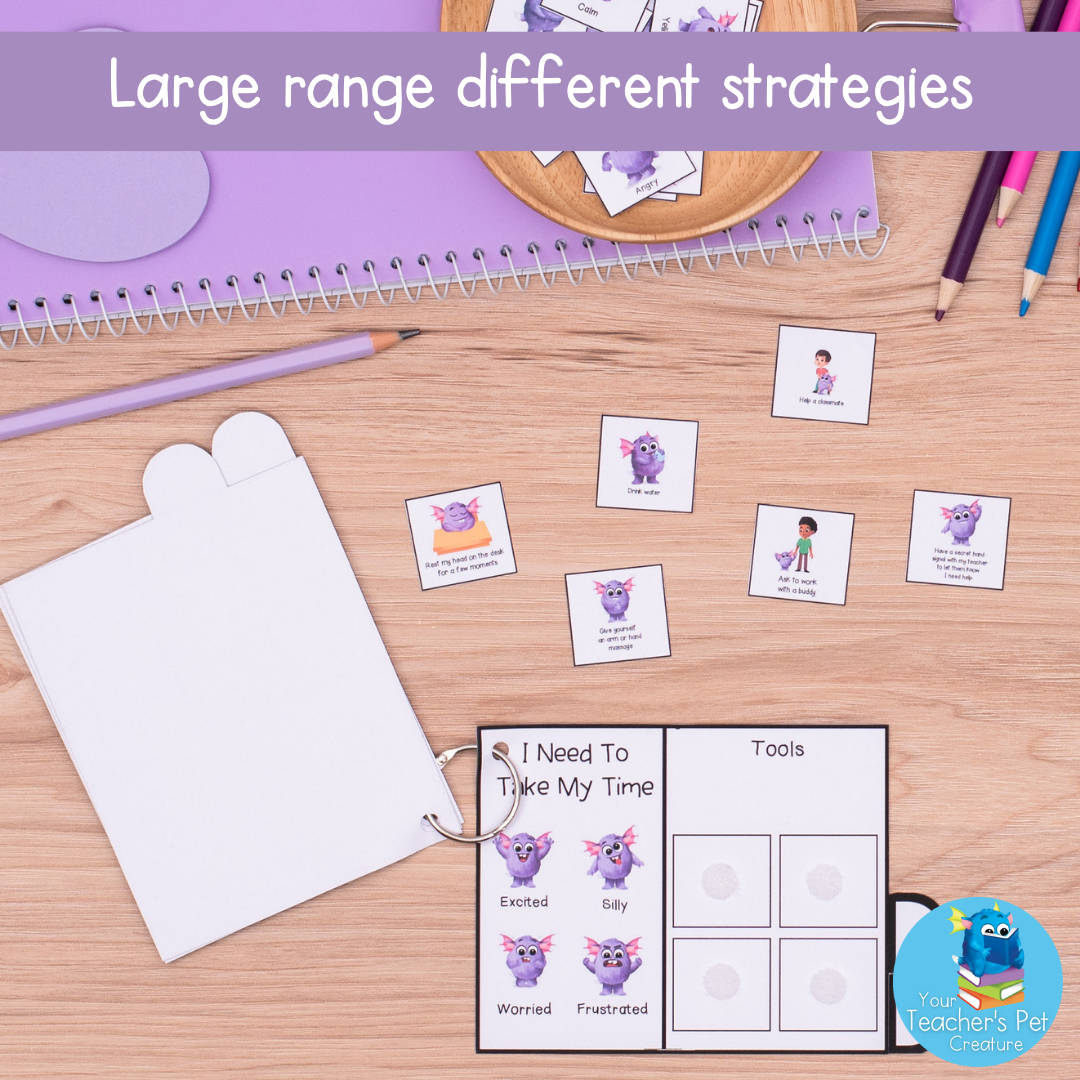 Calming Strategies Printable Book - Emotional Regulation Tools