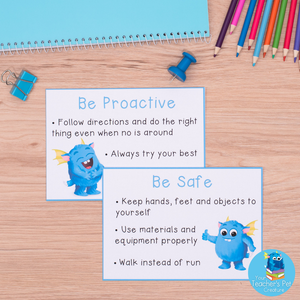 Respectful, Responsible, Safe and Proactive Posters
