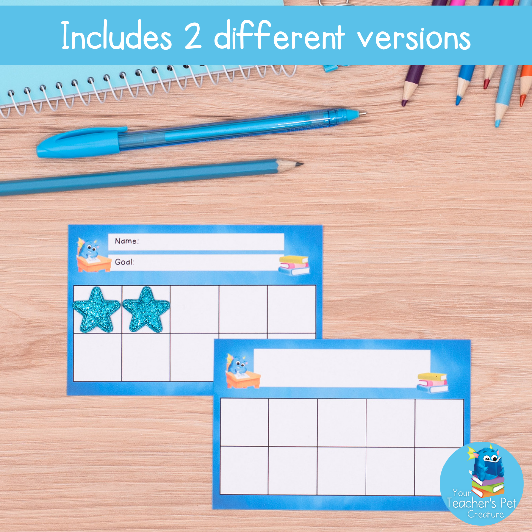Printable Desk Positive Behaviour Chart - Individual Tracker
