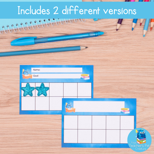 Printable Desk Positive Behaviour Chart - Individual Tracker