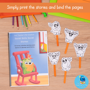 50 Social Stories - Social Skills Lessons & Activities - Taking Turns & More