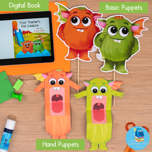 Social Skills Digital Book & Printable Puppets Bundle